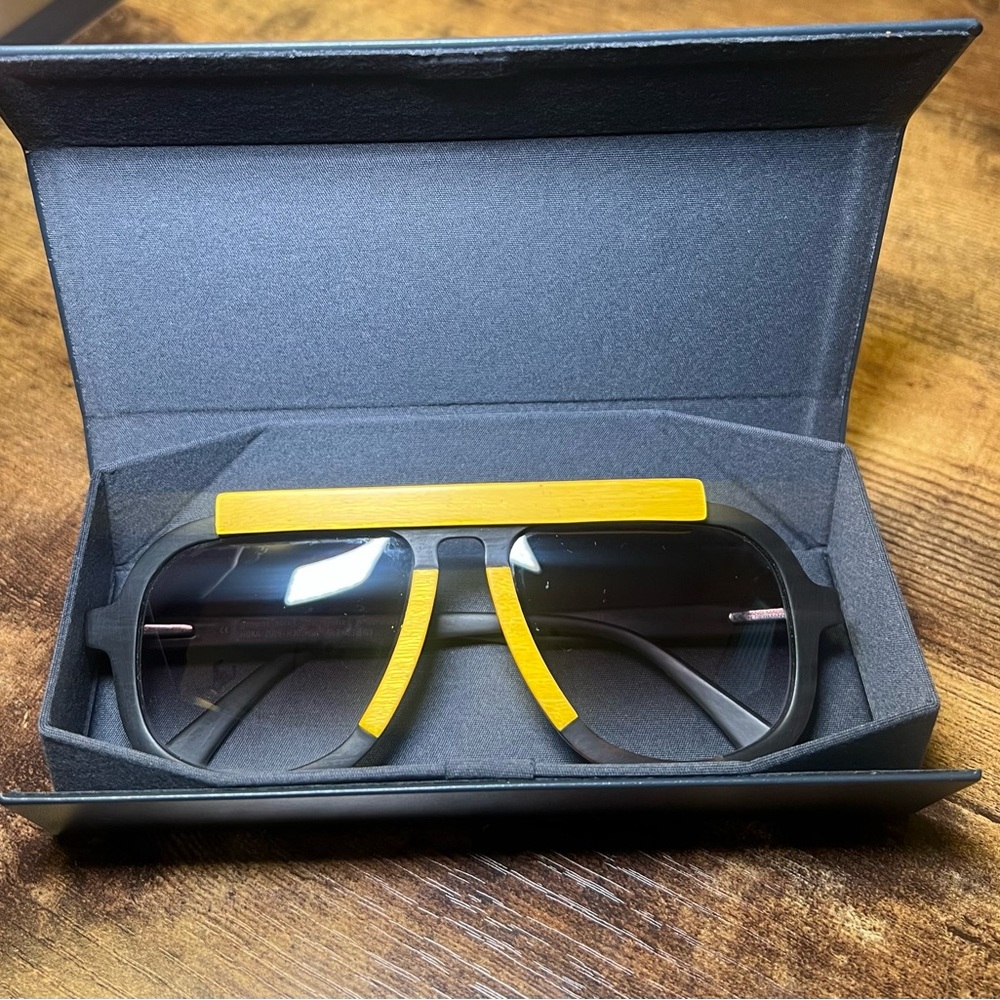 Ralph Vaessen HOKA (2009) –Buffalo Horn Sunglasses –Sold at Morgenthal Frederics